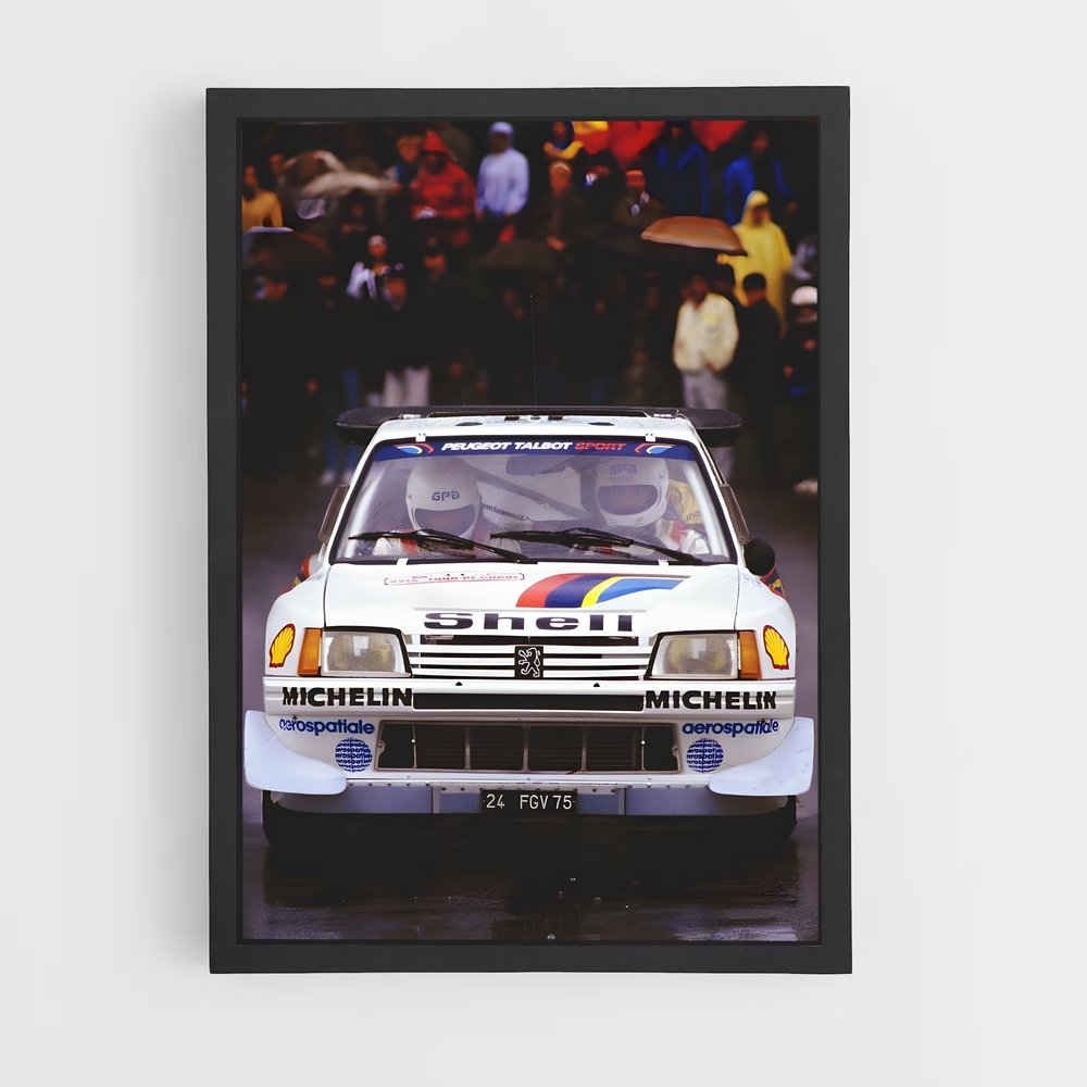 Poster Rallye Peugeot 24 (vue 2)